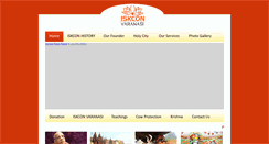 Desktop Screenshot of iskconvaranasi.com